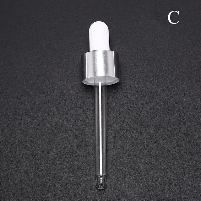Light silver 12x5 мл 10 мл 15 мл 30 мл 50 мл 100 мл стеклянная бутылка-капельница для мороза пустой контейнер для косметики флаконы для эфирного масла - Цвет: Light silver