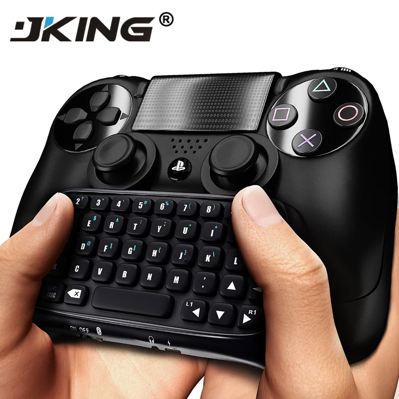 JKING для sony PS4 playstation 4 аксессуар контроллер Мини Bluetooth беспроводная клавиатура (не