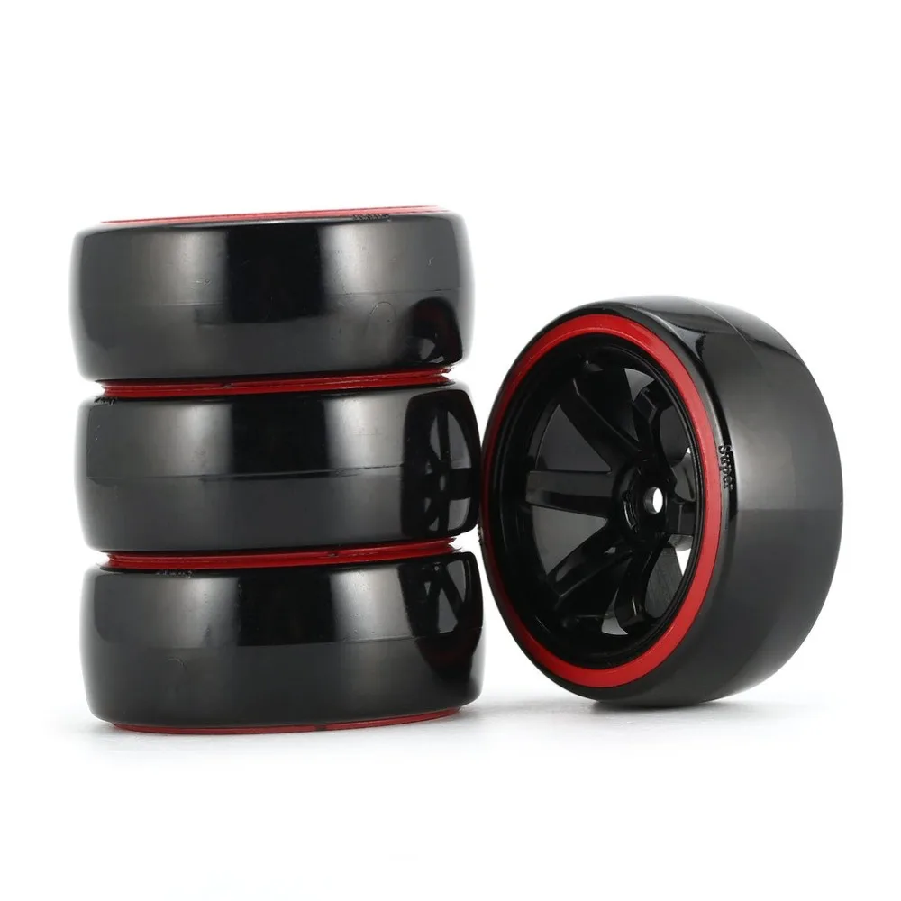 AUSTAR AX 4 шт. 64 мм жесткий пластиковый обод шина для колеса 1/10 RC Drift Модель автомобиля