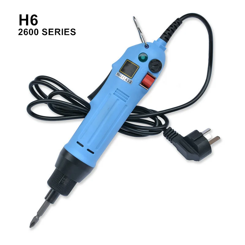 

220-240v Electric Screwdriver Straight Plug Non Variable Speed High Quality Motor Gear Suitable 2-6.35mm Screws Model H6