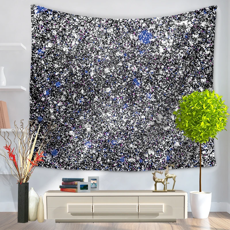 Гобелен с индийскими мандалами настенный висящий в стиле хиппи Двухслойное