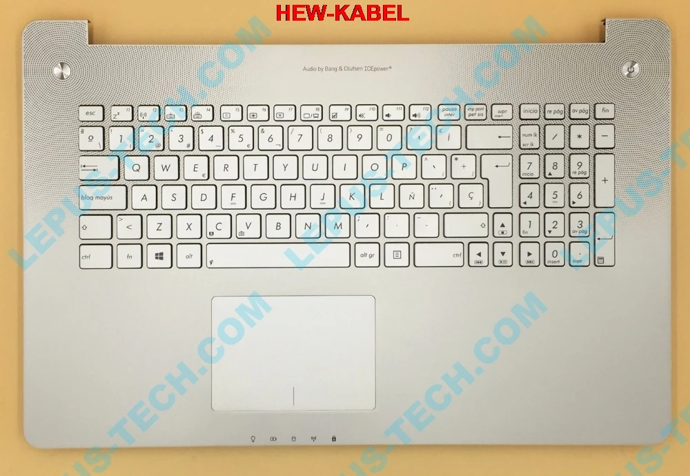 SP LA клавиатура для ASUS N750 N750JK N750JV с подсветкой верхней крышки Палитра испанской