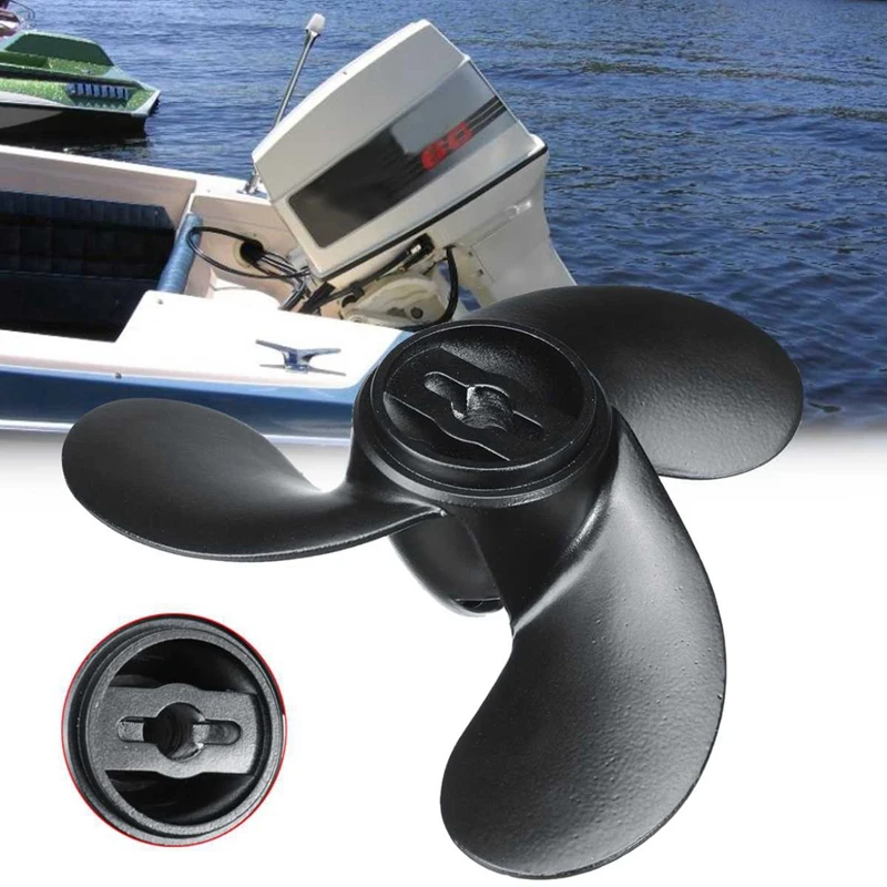 309-64107-0 алюминиевый сплав 7 4X5 Морской Пропеллер для Nissan Tohatsu Evinrude Johnson 2 2-3.3Hp черный 3