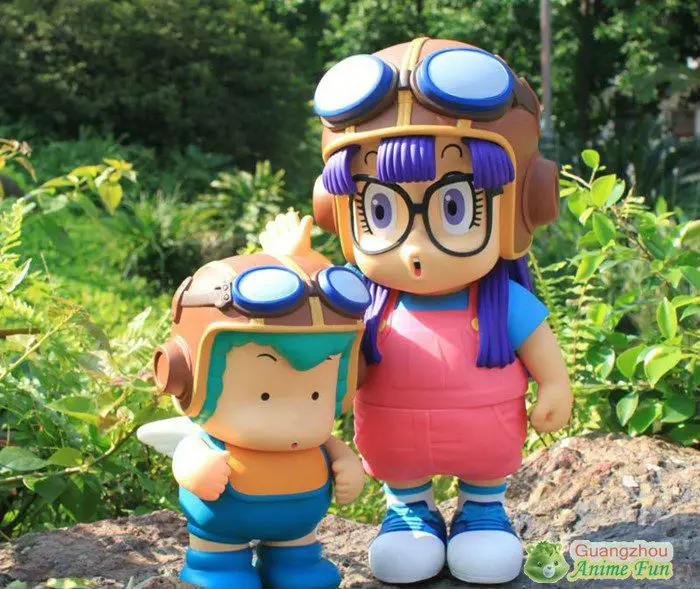 2 шт./компл. Dr.Slump Аниме Фигурки игрушки Arale с летающим капюшоном ПВХ куклы высотой