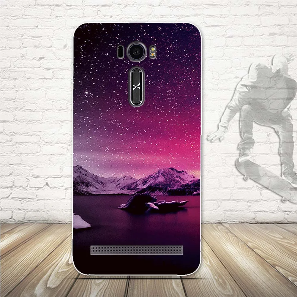 Роскошный окрашенный чехол для Asus ZE601KL чехлы телефонов мягкий силиконовый