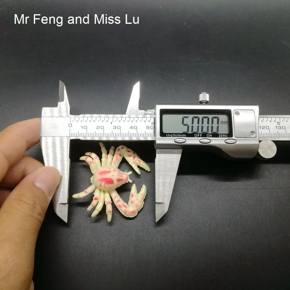 Розовый краб пластиковая игрушка классические игрушки фигурки животных новинка