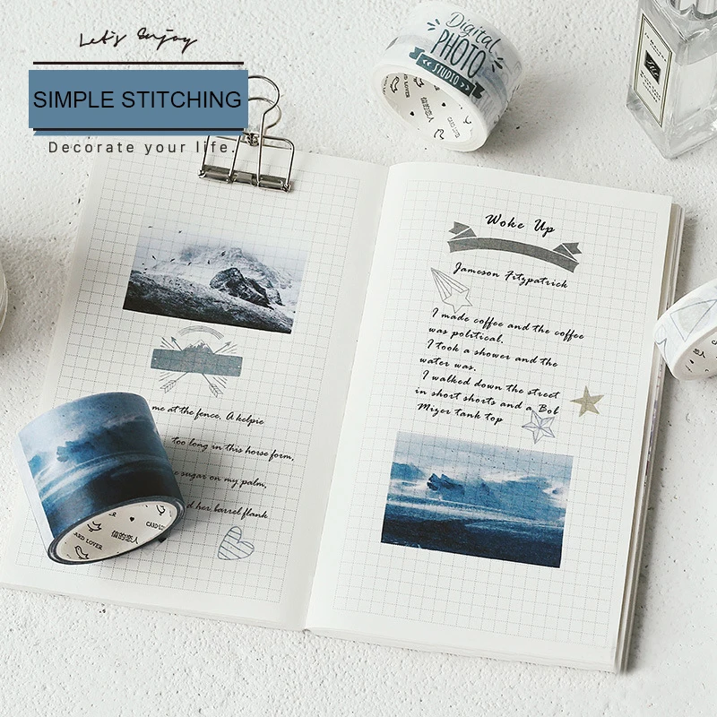 Васи лента для рукоделие Подарочная упаковка Скрапбукинг и ремесло липкая