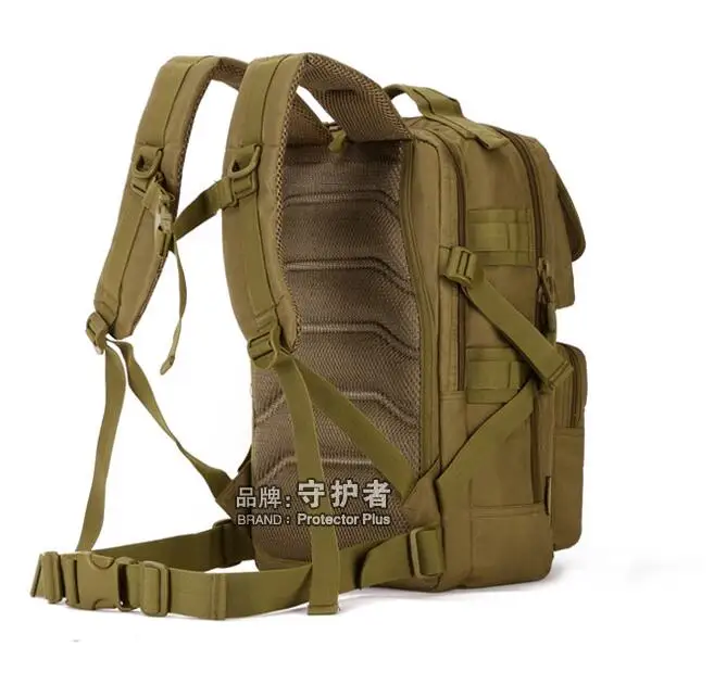 

Protector Plus Outdoor camping hiking 25L tactical small backpack travel square backpack bag computer bag riding running