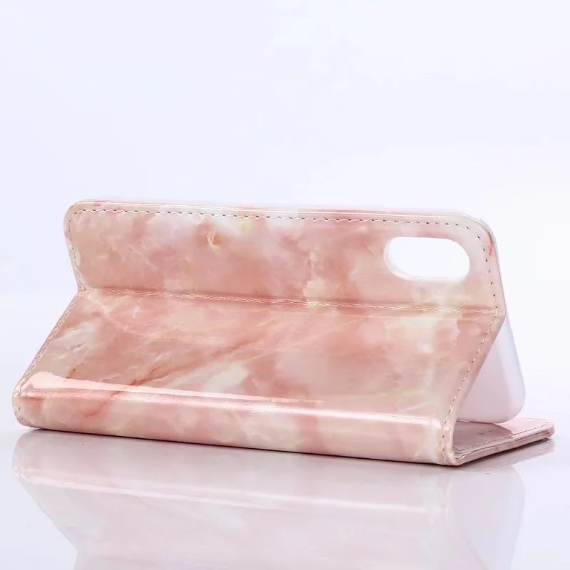 Мраморный чехол для телефона Apple iphoneX iphone8 50 шт. откидной бумажник книжка iphone7 7plus