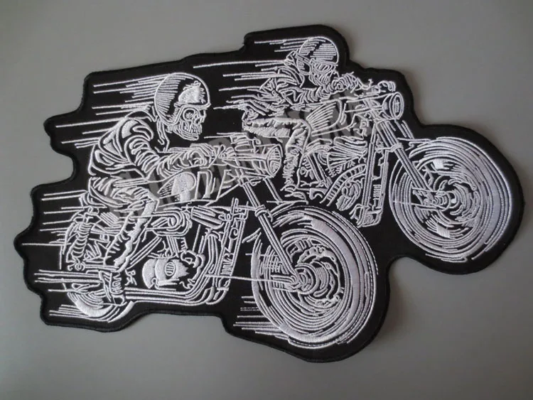 Нашивки с вышивкой для мотоциклетного клуба Speed Hurricane rider 11 8 дюйма 30 см * 20 см|embroidery