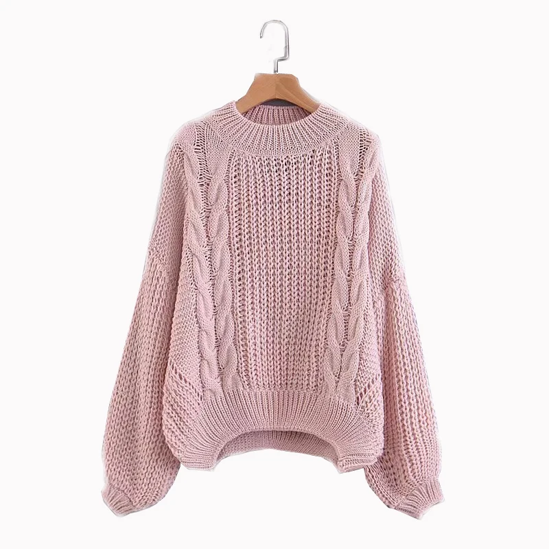 Europe and the United States new Twist back Hollow Hooded Loose Romantic color sweater for Women | Женская одежда