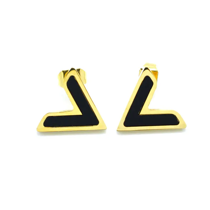 FYSARA классические брендовые милые серьги-гвоздики с V-образным вырезом для женщин