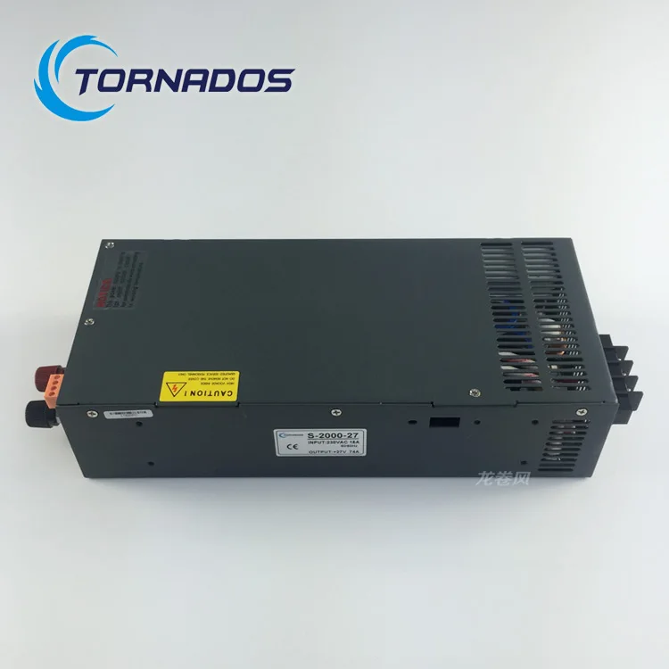 Импульсный источник питания 2000 Вт 27 в для двигателя постоянного тока переменного