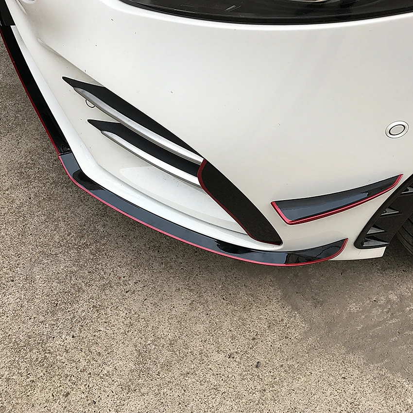 Передний бампер наклейки Накладка для Mercedes Benz A Class W177 V177 A180 A200 A220 A250 аксессуары