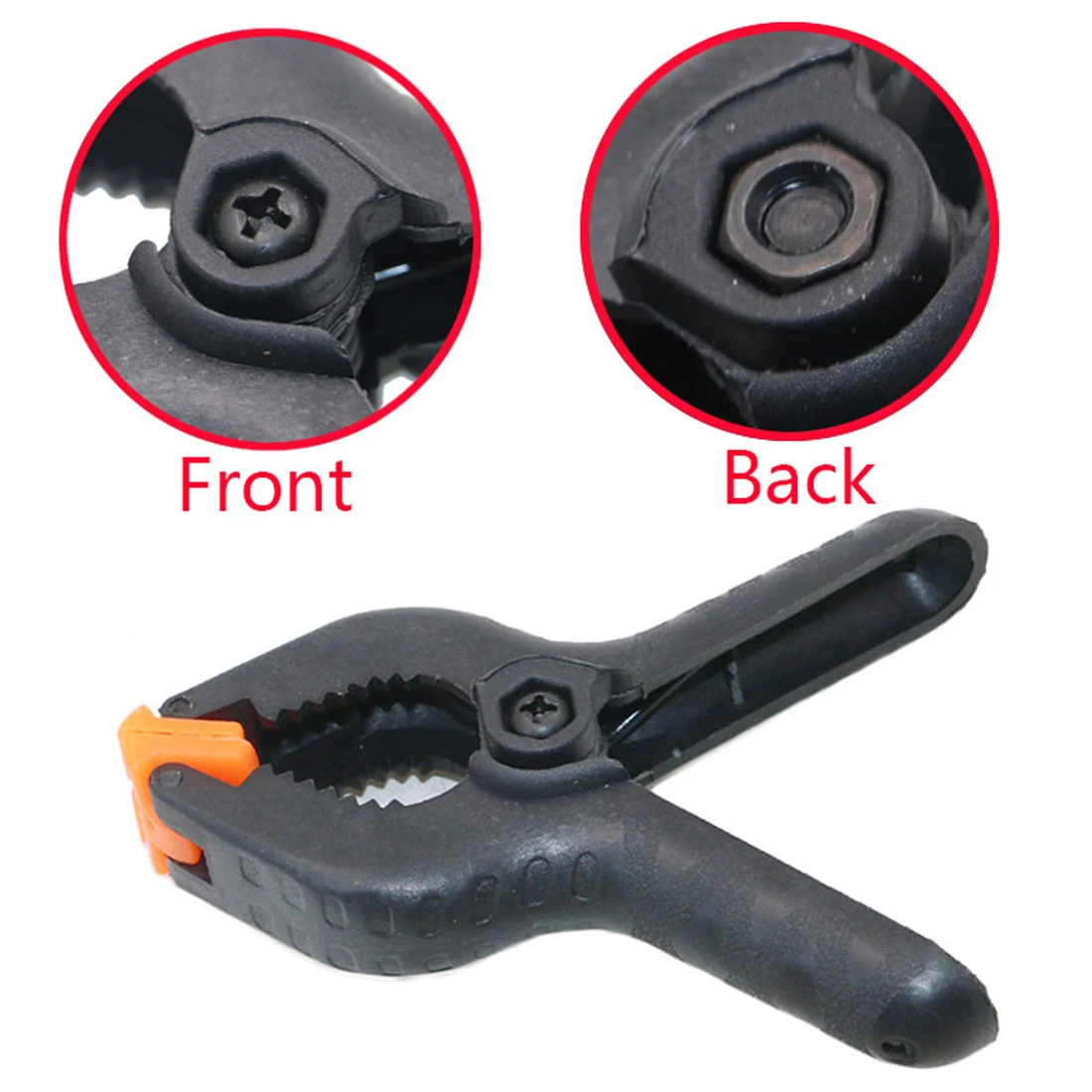 

10pcs 2inch Spring Clamps DIY Woodworking Tools Plastic Nylon Clamps For Woodworking Spring Clip Photo Studio Background