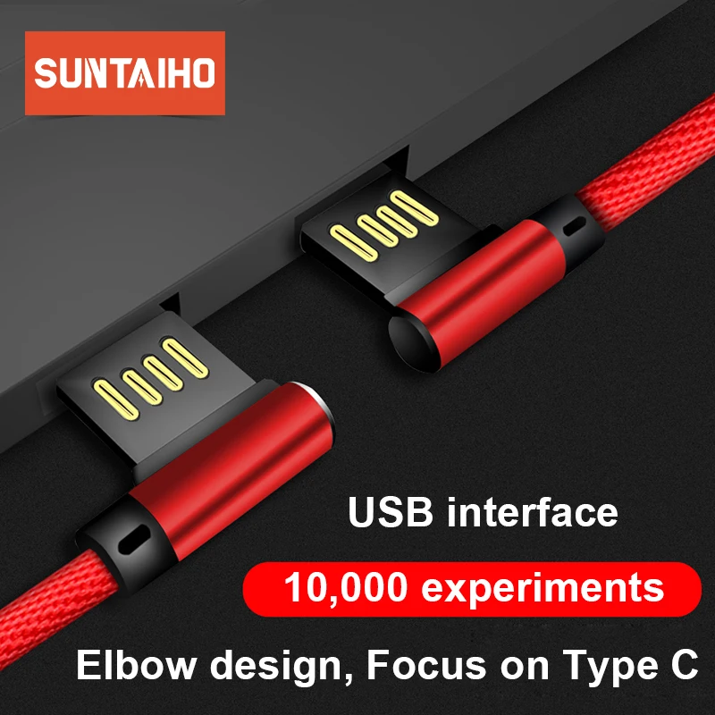 Suntaiho USB кабель для samsung S9 Plus type C USB C для samsung Note9 Galaxy S9 S8 OPPO type C кабель для huawei P20 Xiaomi mi9