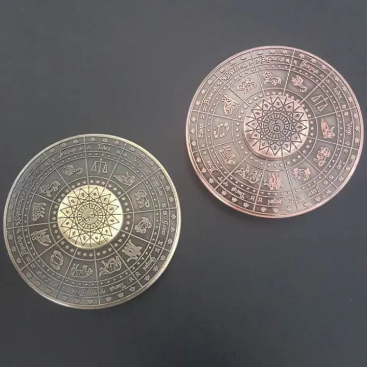 2 цвета Игрушки-антистресс древних Spinner Металлический EDC Прохладный стресс