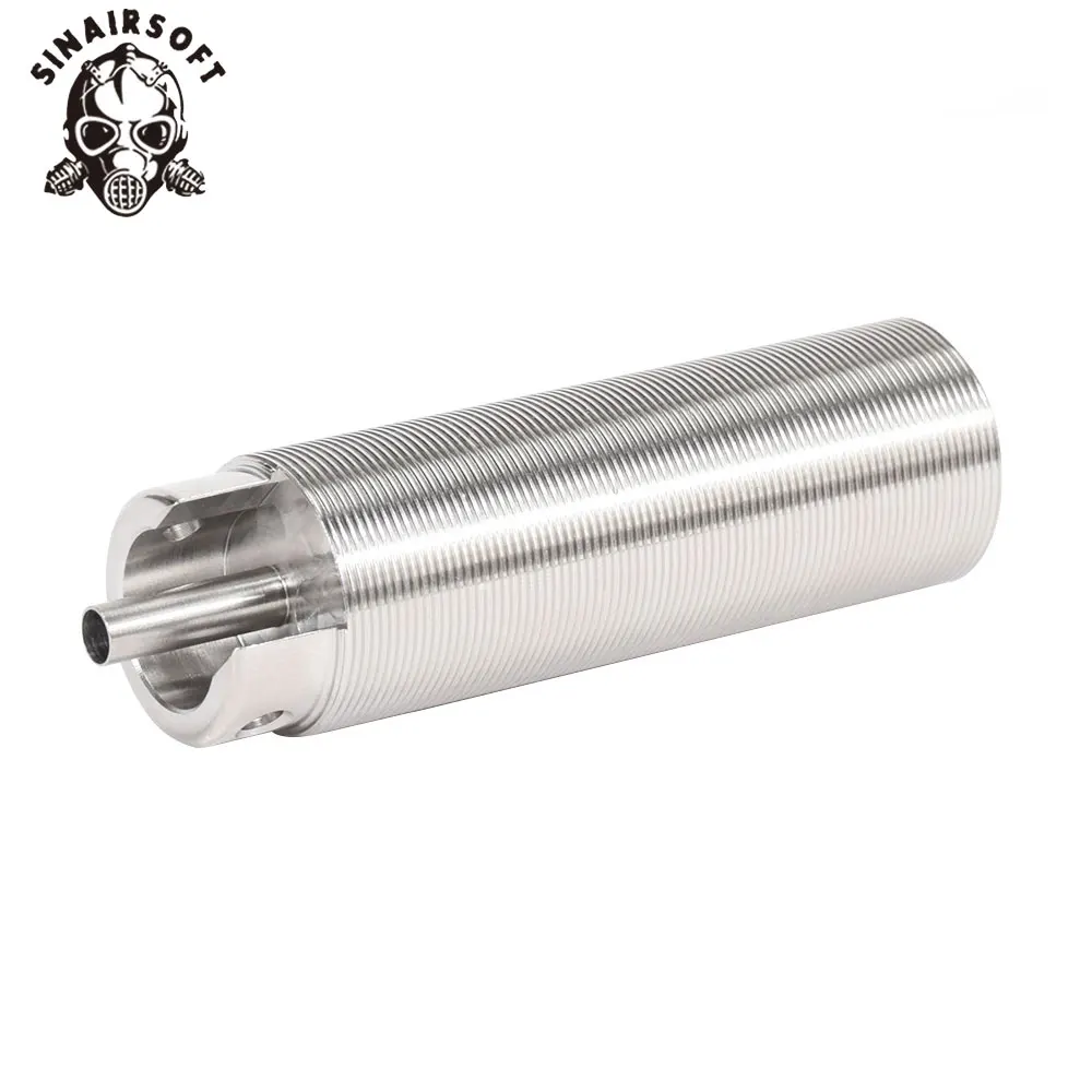 Tune Up Kit Steel CNC Milled One-Piece Cylinder Solid Unit w/Integrated Head Piston/Piston Airsoft |