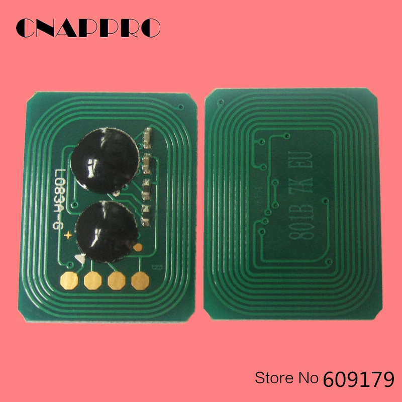 

Compatible OKI 43324408 43381907 43381906 Printer Toner Chip For Okidata C5600 C5700 data C 5600 5700 Reset Cartridge Chips