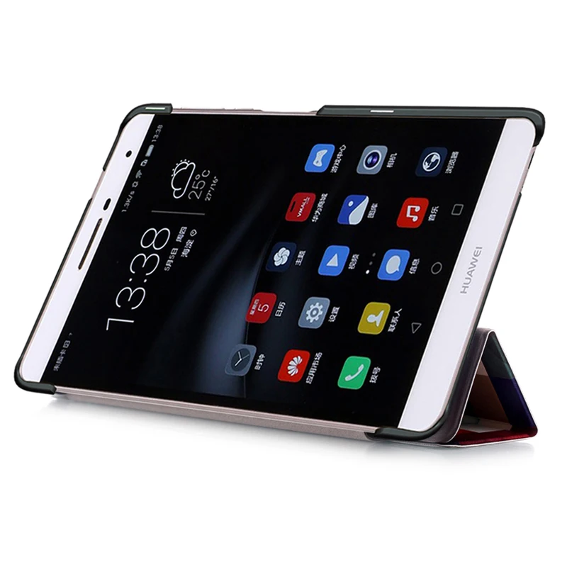Unique design Color Painted Magnetic Smart Cover For Huawei MediaPad M2 PLE-703L T2 7.0 PRO Tablet cases PU Leather Case | Компьютеры и