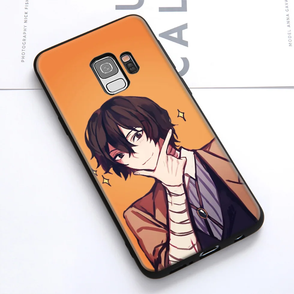 WEBBEDEPP Bungou Stray Dogs Anime Soft Case for Samsung Galaxy S10 S10e S9 S8 Plus S7 S6 Edge &amp J6 2018 Note 10 9 8 |