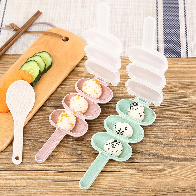 Суши мейкер Кухонные гаджеты форма DIY Форма для рисовых шариков с ложкой Bento пресс