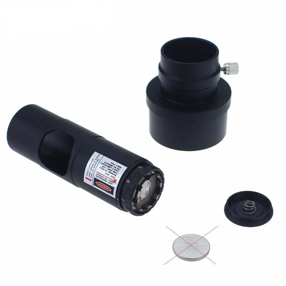 

Alignment 2 inch Laser Collimator Eyepiece adapter for Newtonian Telescope Astronomical Collimation (without Battery)