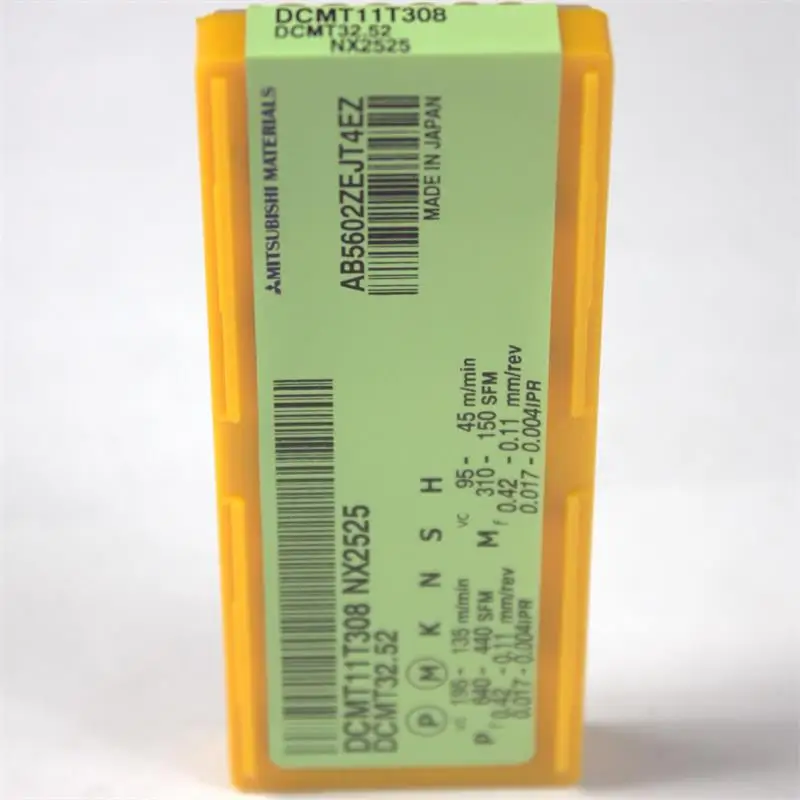 

DCMT11T308 NX2525 10 шт./лот керамический Режущий инструмент для токарного станка с ЧПУ держатель инструмента Mitsubishi новый токарный инструмент DCMT11T308 ...