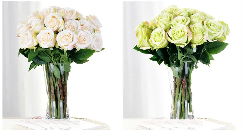 Floace 11 шт./лот, тайская Королевская роза высококлассные искусственные цветы Шелковые цветы розы украшение дома цветы-без вазы