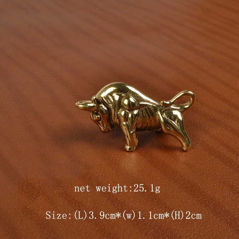 high quality brass bull keychain 3D animal car key chain holder creative portachiavi chaveiro llaveros hombre | Украшения и