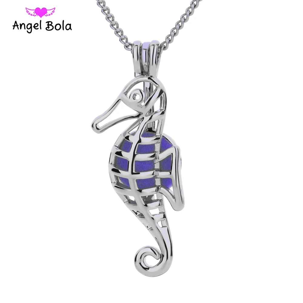 

10pcs/lot Angel Bola Jewelry Yoga Aromatherapy Essential Oils Surgical Perfume Diffuser Necklace Drop Shipping L171