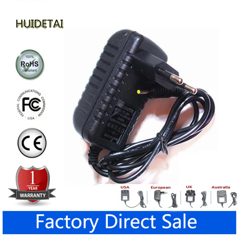 5V 2A AC Power Adapter Wall Charge for Prestigio MultiPad PMP5580C PMP5197D PMP5080CPRO Tablet