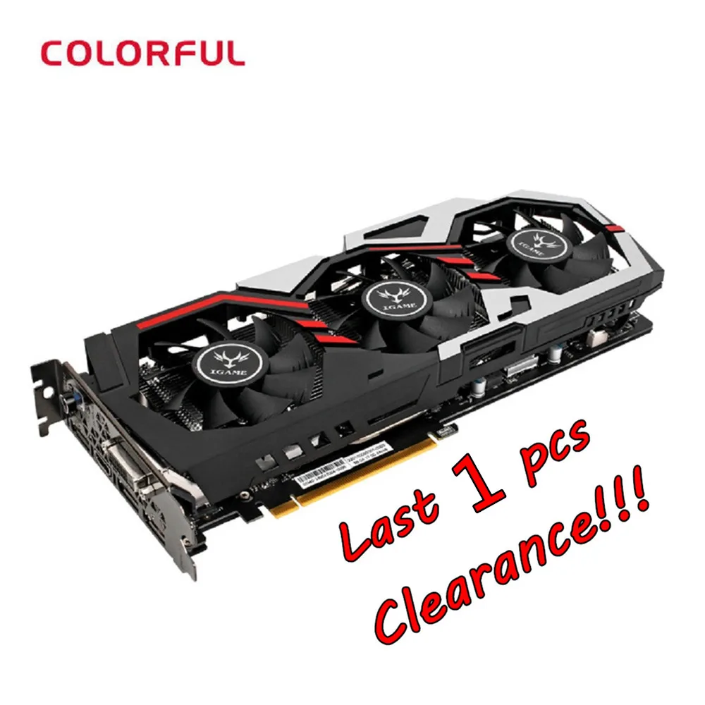 Оригинальный красочный iGame1070 Графика карты U 8GD5 Топ 256bit GDDR5 8 GB GeForce GTX 1070 с HDMI/DVI/DP 1 4