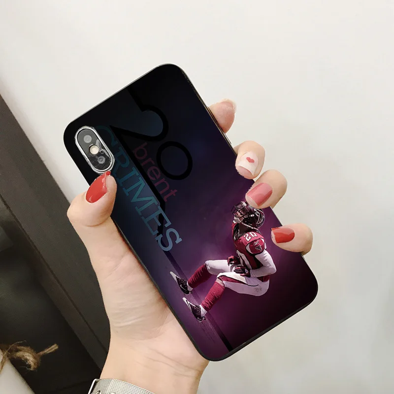Yinuoda Atlanta Falcons чехол для телефона NFL Mohamed Sanu i сделай сам рисунок мягкий TPU X XR XS MAX 7 8