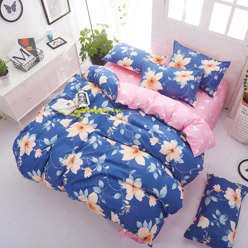 

Bedding Set Printed Duvet Cover Bed Sheet Pillowcase Full King Queen Twin Bedding Sets