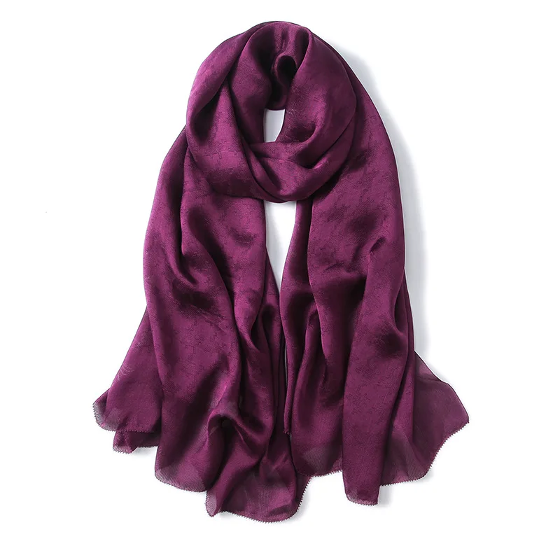 Hanscarf &quotгусиные лапки&quot жаккардовые длинный шелковый шарф Для женщин топ Класс