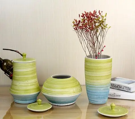 Фото Simple creative Home Furnishing ornaments combination handmade decorative ceramic pot Дом и сад Simple creative Home Furnishing ornaments combination handmade decorative ceramic pot Дом и сад
