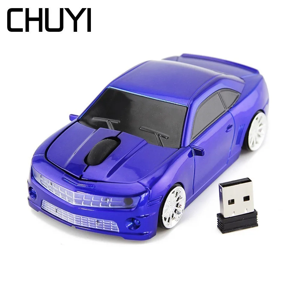 Мышь Компьютерная CHUYI Беспроводная оптическая с USB-приемником 1600 DPI | Компьютеры и