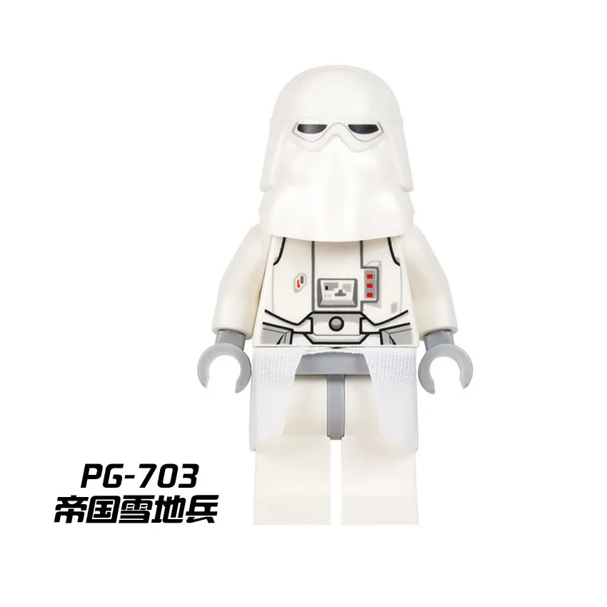 Новая звездная серия космические войны Хан Solo Дарт Вейдер люк R2 BB8 Ewok Штурмовик экшн-фигурка строительные блоки игрушки для детей - Цвет: Дерево