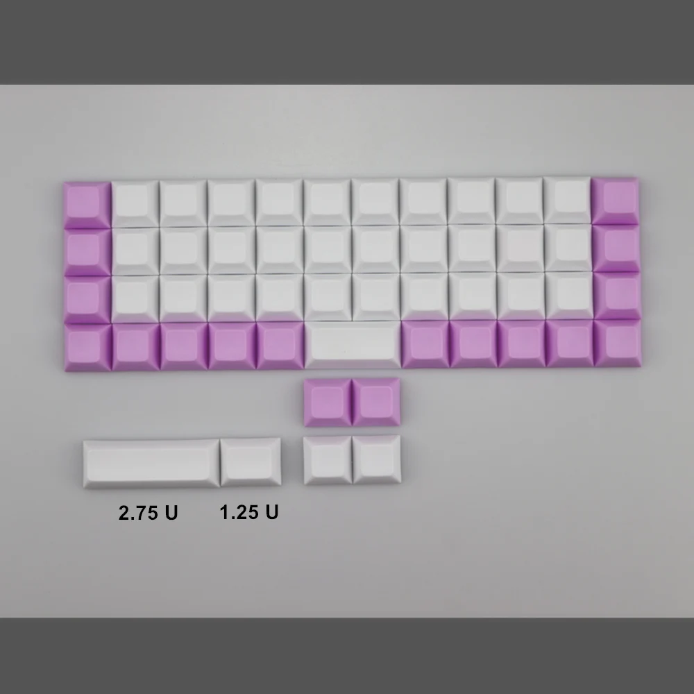 DIY цвет смешивания keycap dsa pbt пустые колпачки для MX переключатели клавиатуры Planck AMJ40 Niu40 dsa профиль