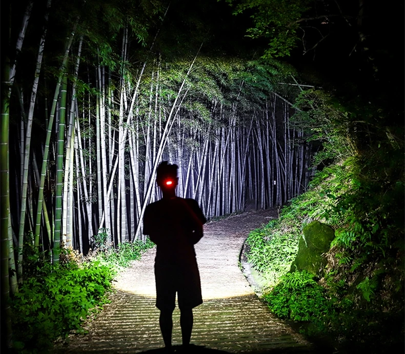 Супер яркий светодиодный налобный фонарь с датчиком движения тела T6/L2/V6