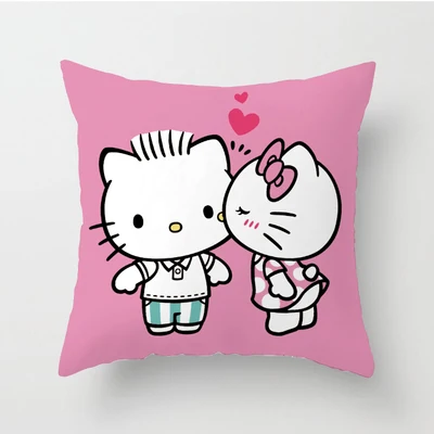 27 стилей 40*40 см 3D hello kitty Подушка KT кошка подушка Забавный розовый Кот детский