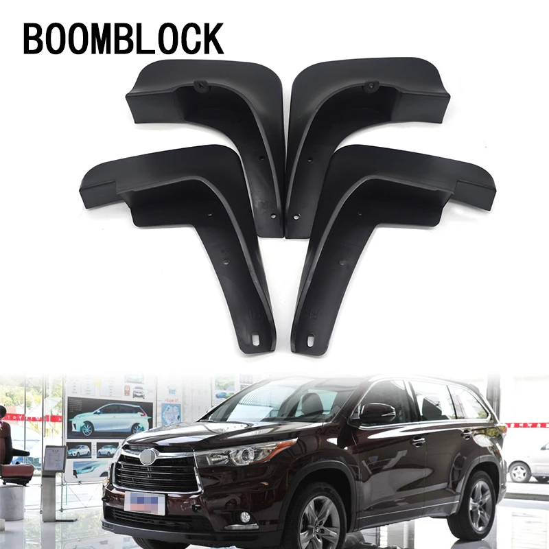 BOOMBLOCK 1 комплект автомобильные передние и задние брызговики для Toyota Highlander Kluger 2008