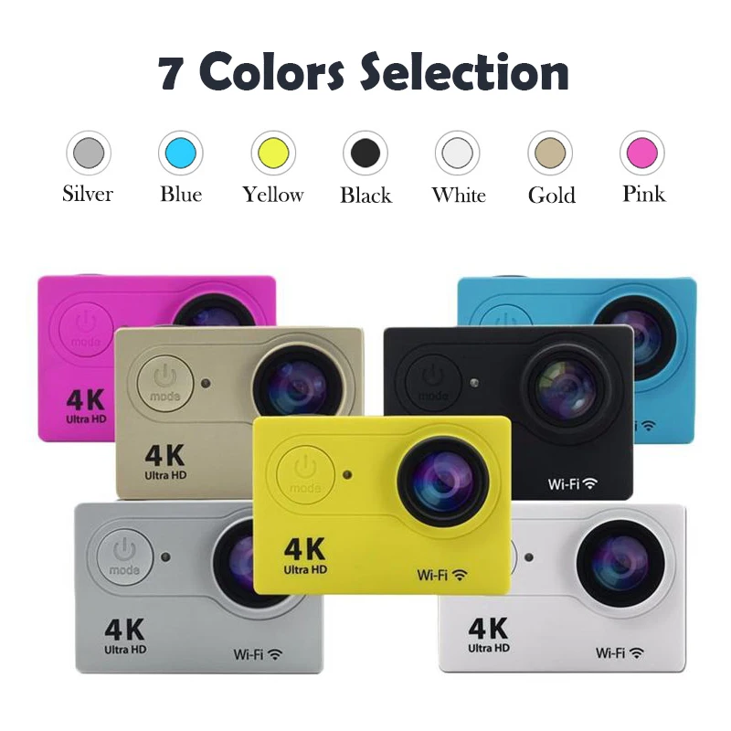 H9R WiFi мини 4K Ultra HD экшн-камера 2 4G дистанционное управление подводный Спорт Шлем