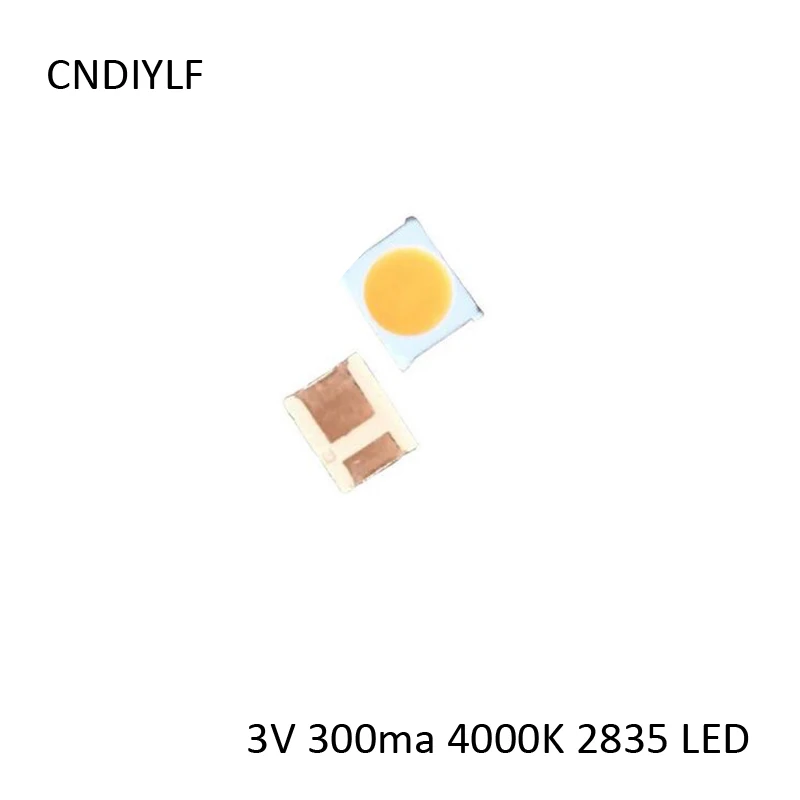 Новый 1W светодиодный Диод 3V/300ma 2835 6V/150ma 3030 9V 100ma 3535 100 110lm доставка через recisitered Air