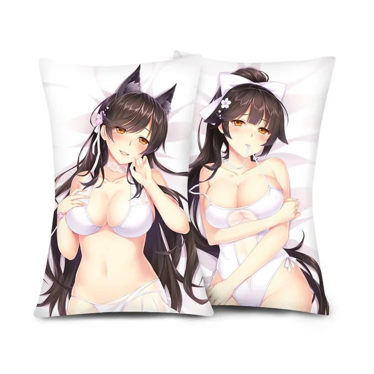 Чехол для подушки с изображением игры Azur Лейн Atago& Takao, 2 вида, сексуальная наволочка с аниме 35*55/160*50 см - Цвет: 35x55cm