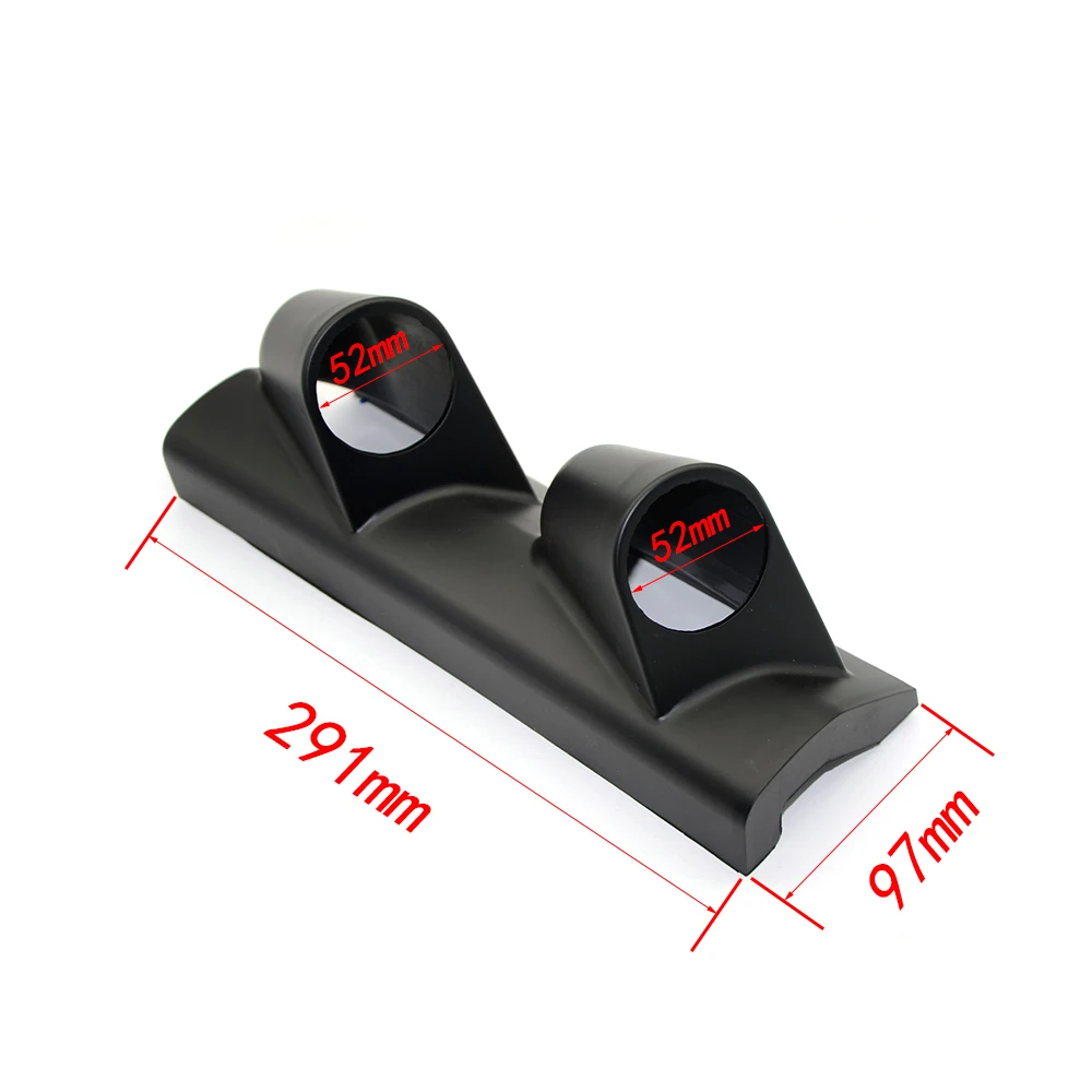 " 52 мм 2 отверстия Gauge Pod черный держатель универсальный для правого привода автомобилей