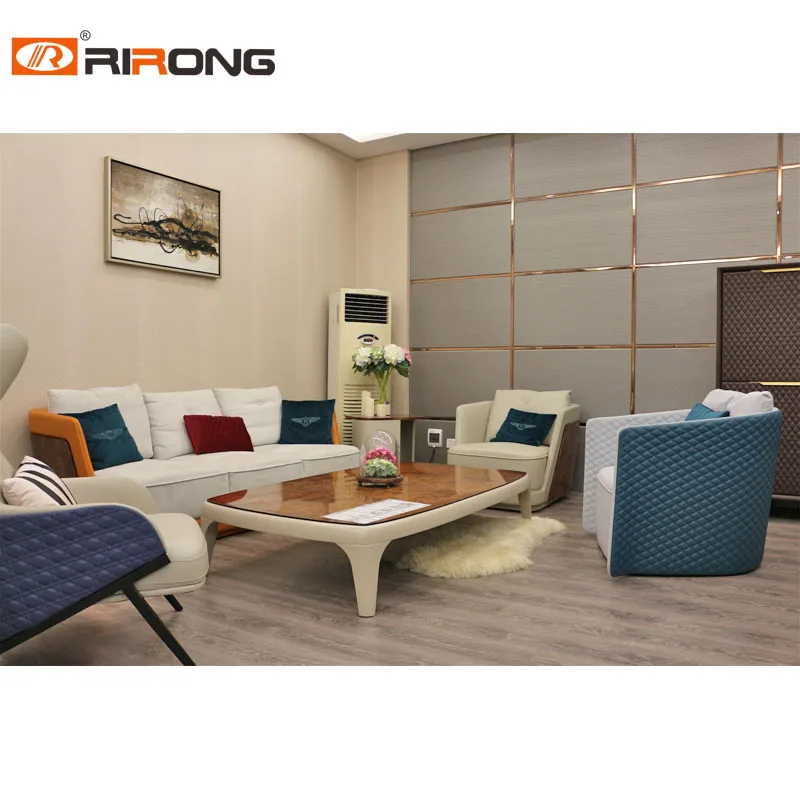 Italy Style Modern Luxury Home Study Living Room Office furniture Three seaters Office Sofa Couch
