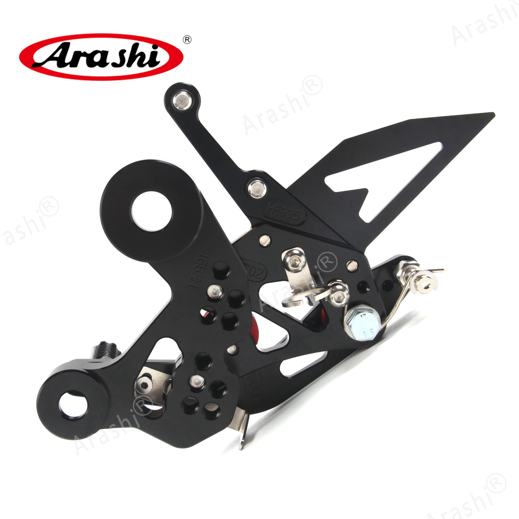 Подножки для мотоцикла Arashi YAMAHA MT09 MT 09 FZ09 2014 2015 2016 2017 2018 2019 2021 CNC Регулируемые