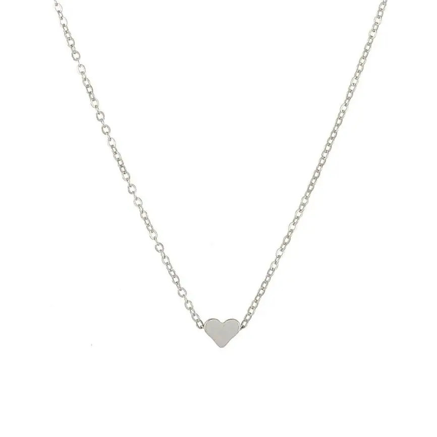 Лидер продаж позолоченное ожерелье в форме сердца с кристаллами для женщин